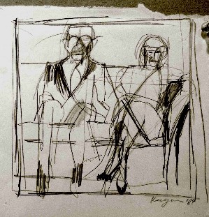 Scraps of Paper and Drawings For Paintings