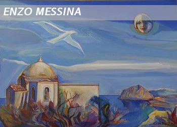 Paesaggio con gabbiano