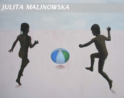 Children with a ball