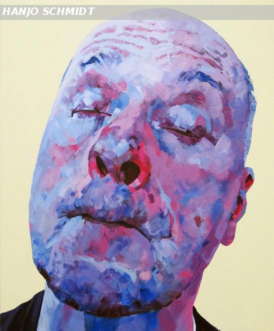 Study of a Head in Blue